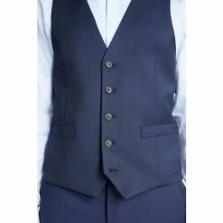 Moss Bros Moss Regular Fit Ink Blue Stretch Suit: Waistcoat 6 Moss Bros Moss Regular Fit Ink Blue Stretch Suit: Waistcoat -Moss Bros shop unnamed file 662