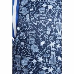 Moss Bros Moss Slim Fit Midnight Blue Linen Suit: Waistcoat -Moss Bros shop unnamed file 698