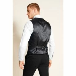 Alternative view of Moss Bros Moss Black Tailored Fit Dress Waistcoat