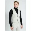 Moss Bros Slim Fit Grey Donegal Suit: Waistcoat