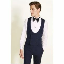 Moss Bros Moss Blue Slim Fit Dresswear Suit: Waistcoat 7 Moss Bros Moss Blue Slim Fit Dresswear Suit: Waistcoat -Moss Bros shop unnamed file 787