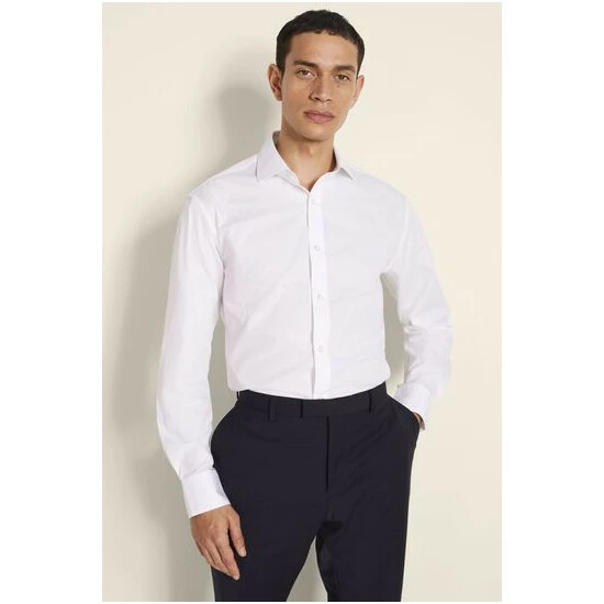 unnamed-file-85.jpg Moss Bros Moss Regular Fit White Poplin Shirt -Moss Bros shop unnamed file 85