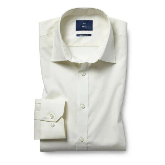 unnamed-file-94.jpg Moss Bros Moss Regular Fit Ivory Poplin Single Cuff Shirt -Moss Bros shop unnamed file 94