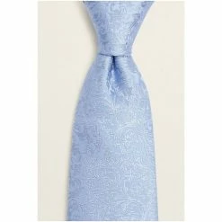 Moss Bros Moss Blue Floral Swirl Tie -Moss Bros shop unnamed file 943