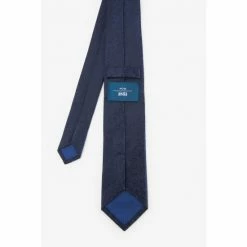 Alternative view of Moss Bros Moss Navy Floral Swirl Tie